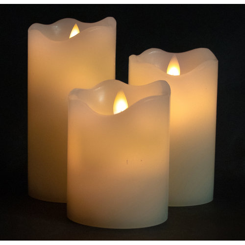 The Holiday Aisle® Flameless Pillar Candle Wayfair